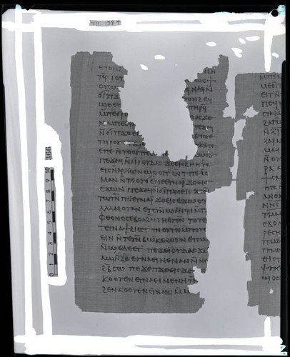 Codex III, papyrus page 138