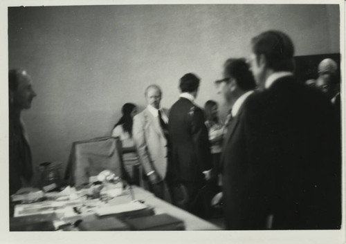 Henry Kissinger and James Robinson at the Coptic Museum