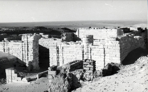 Postcard of a brick structure, Egypt