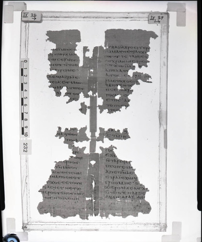 Codex IX, papyrus page 38 and 39