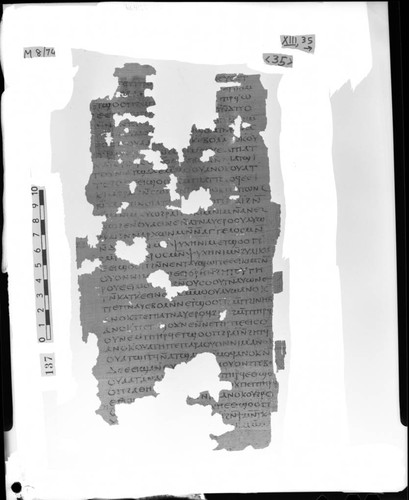 Codex XIII, papyrus page 35