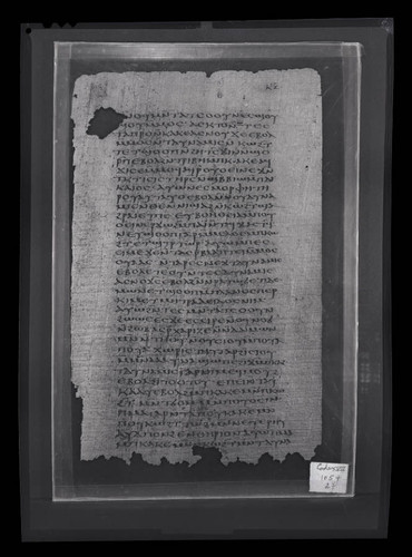 Codex VII, papyrus page 27