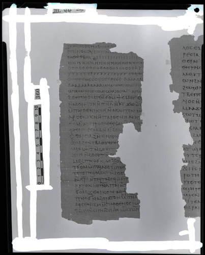 Codex III, papyrus page 44