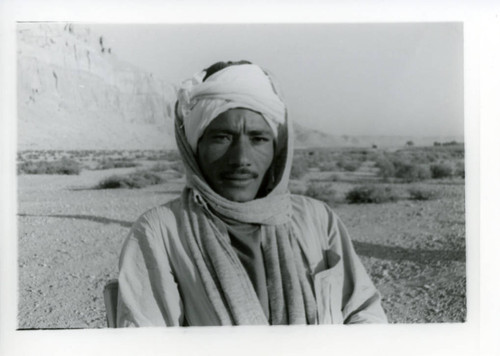 Egyptian crewman below Jabal al-Ṭārif