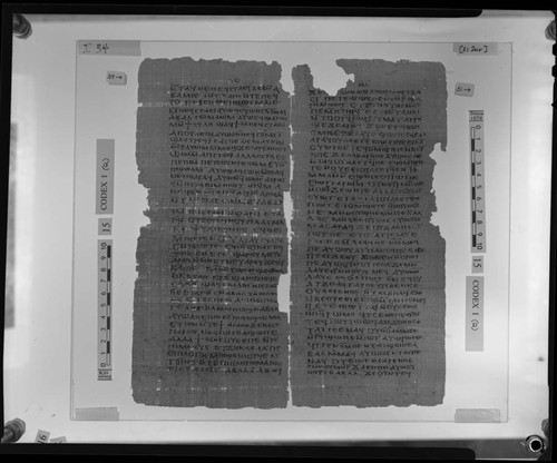 Codex I, papyrus pages 34 and 51