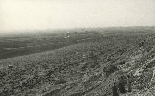 Site of the discovery at Jabal al-Ṭārif cliff