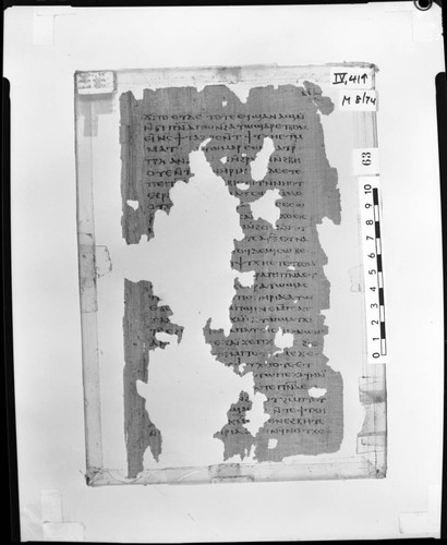 Codex IV, papyrus page 41