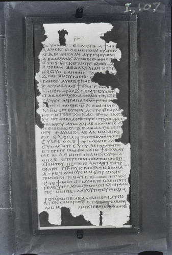 Codex I, papyrus page 107