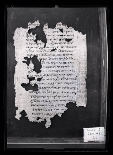 Codex V, papyrus page 35