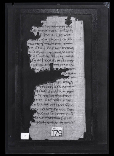 Codex III, papyrus page 23