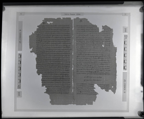 Codex II, papyrus pages 90 and 51