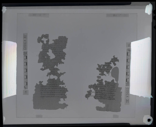 Codex XI, papyrus pages 46 and 27