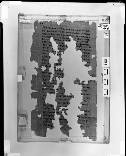 Codex IV papyrus page 40