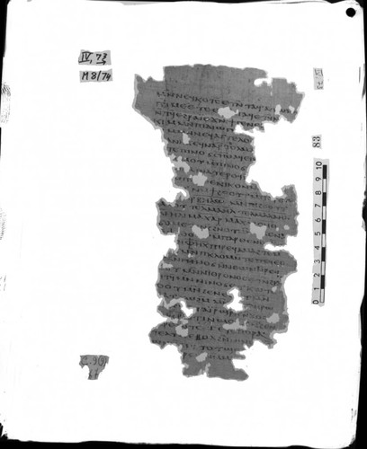 Codex IV, papyrus page 73