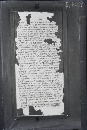 Codex I, papyrus page 109