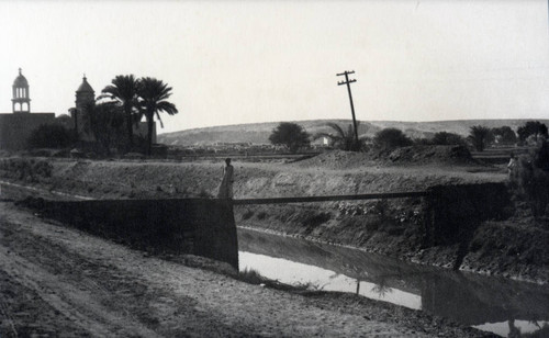 Postcard of an Egyptian town