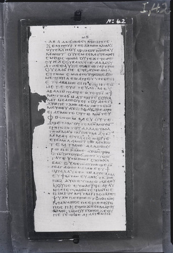 Codex I, papyrus page 42