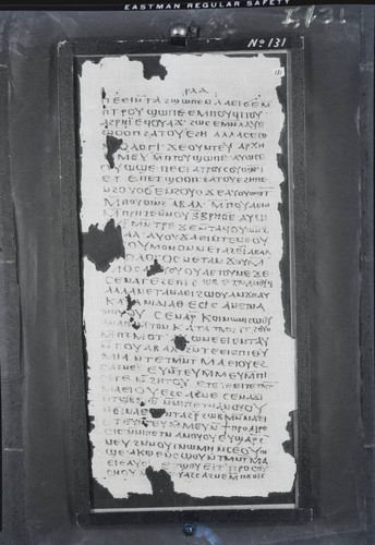 Codex I, papyrus page 131