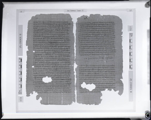 Codex II, papyrus pages 16 and 127