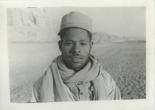 Egyptian crewman below Jabal al-Ṭārif