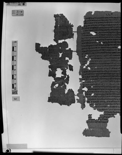 Codex II, papyrus page B