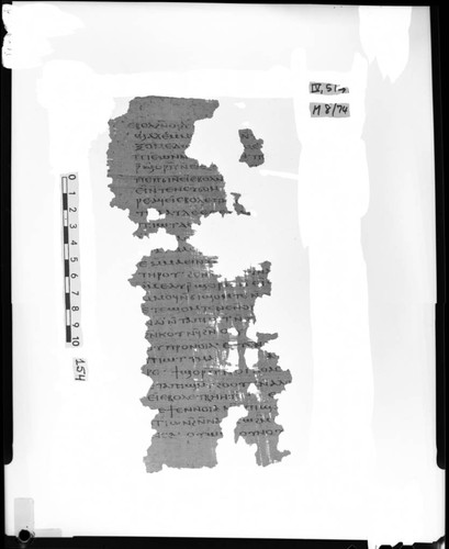 Codex IV, papyrus page 51
