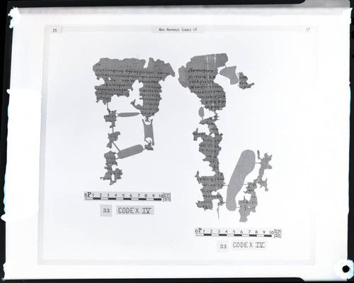 Codex IV papyri pages 28 and 57