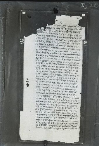 Codex I, papyrus page 20