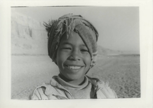 Egyptian crewman below Jabal al-Ṭārif