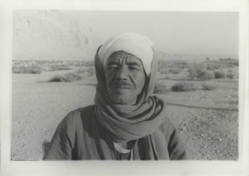 Egyptian crewman below Jabal al-Ṭārif