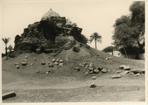 Archeological site near town