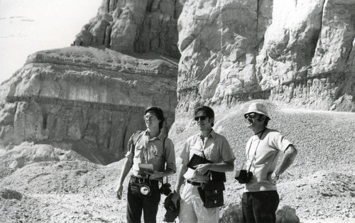 Emmel, Robinson, and Hedrick at Jabal al-Ṭārif
