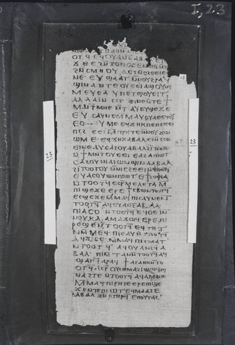 Codex I, papyrus page 23