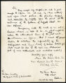 James M. Whistler letter to the Honorary Secretary of the Royal Society of British Arists, 1889 March 30