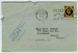 Envelope from Fry's letter to George, 1951 December 8