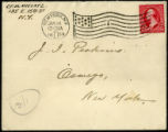 Envelope from Mielatz's letter to Perkins, 1899 January 14