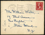 Envelope from Peabody's letter to Winter, 1901 August 22