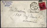 Envelope from Carman's letter to Cawein, 1891 October 22