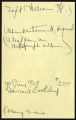 Perkins' notes on William H. Taft's album sentiment, dated 1929 June 12