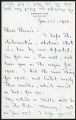 George Sterling letter to Roosevelt Johnson, 1926 January 13