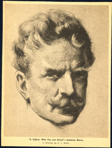 Ambrose Bierce drawing