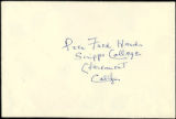 Envelope from letter to Hard