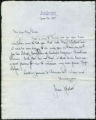Jean Hersholt letter to Dorothy Drake, 1935 November 12