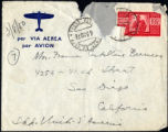 Envelope from Berenson's letter to Castellan Berenson dated 1950 March 8