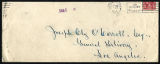 Envelope from Sterling's letter to Johnson, 1924 December 23