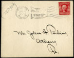 Envelope from Harper's letter to Perkins, 1904 June 15