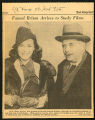 Photograph of H. G. Wells and Paulette Goddard, 1935 November 28