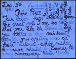 Lady Margaret Sackville letter to Dallas Kenmare, 1952 December 3