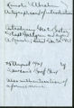 Perkins' note on Lincoln autograph card and letter