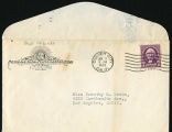 Envelope from Hugh Walpole letter to Dorothy Drake, 1936 January 6